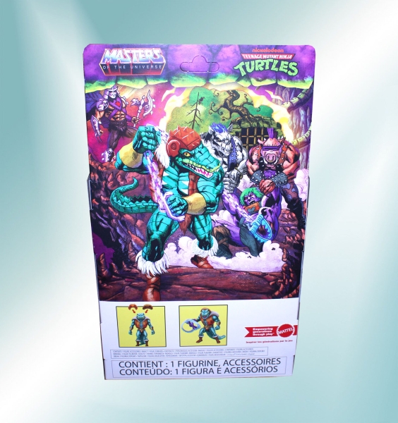 MOTU x TMNT: Turtles of Grayskull Actionfigur Leatherhead 14 cm von Mattel